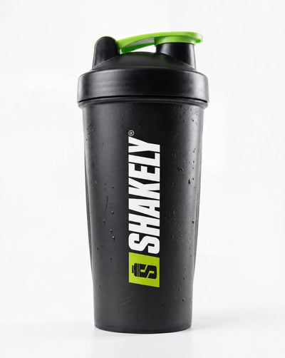 Shakely Premium Shaker - Black & Lime (700ml)
