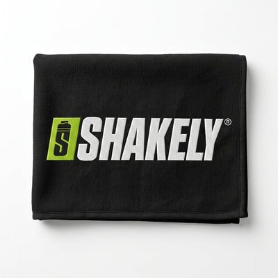 Shakely Sport Handdoek - Zwart