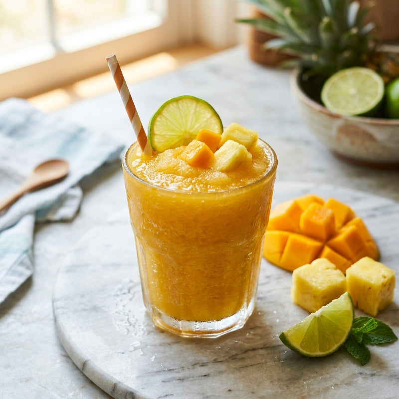 De Tropic Boost: IJskoude Pre-Workout Slush