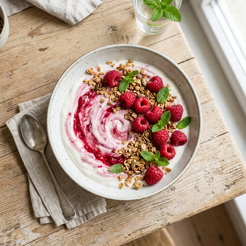 De Recovery Bowl: Strawberry Bliss & Framboos Kwark