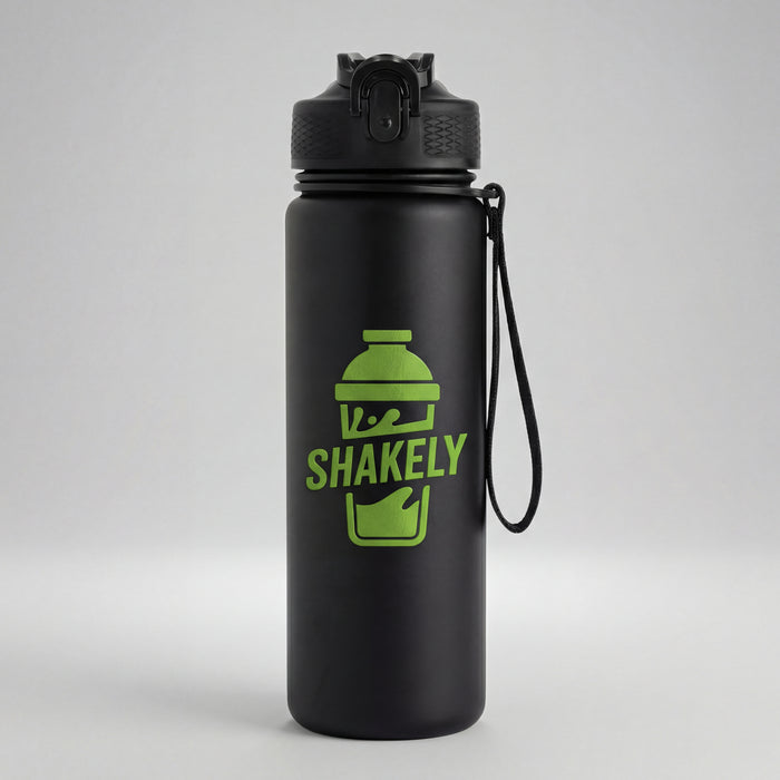Shakely Premium stalen Sportfles - Mat Zwart