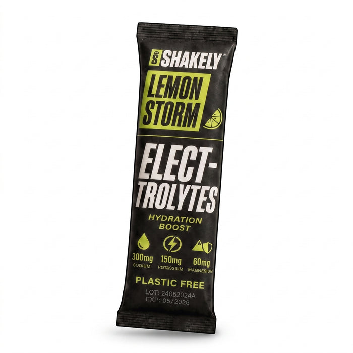 Shakely Elektrolyten Lemon Storm stickpack - detail