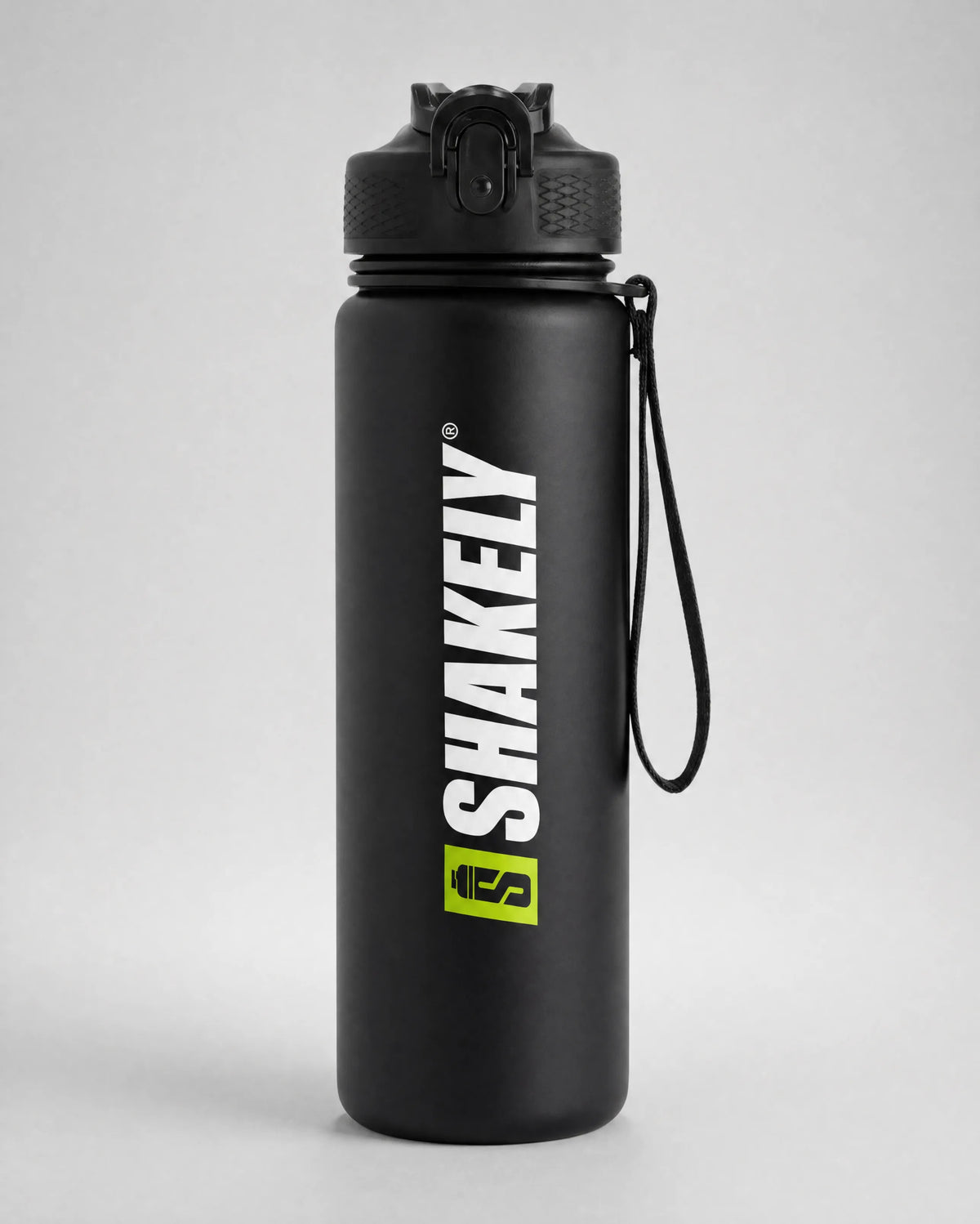 Shakely Premium stalen Sportfles - Mat Zwart