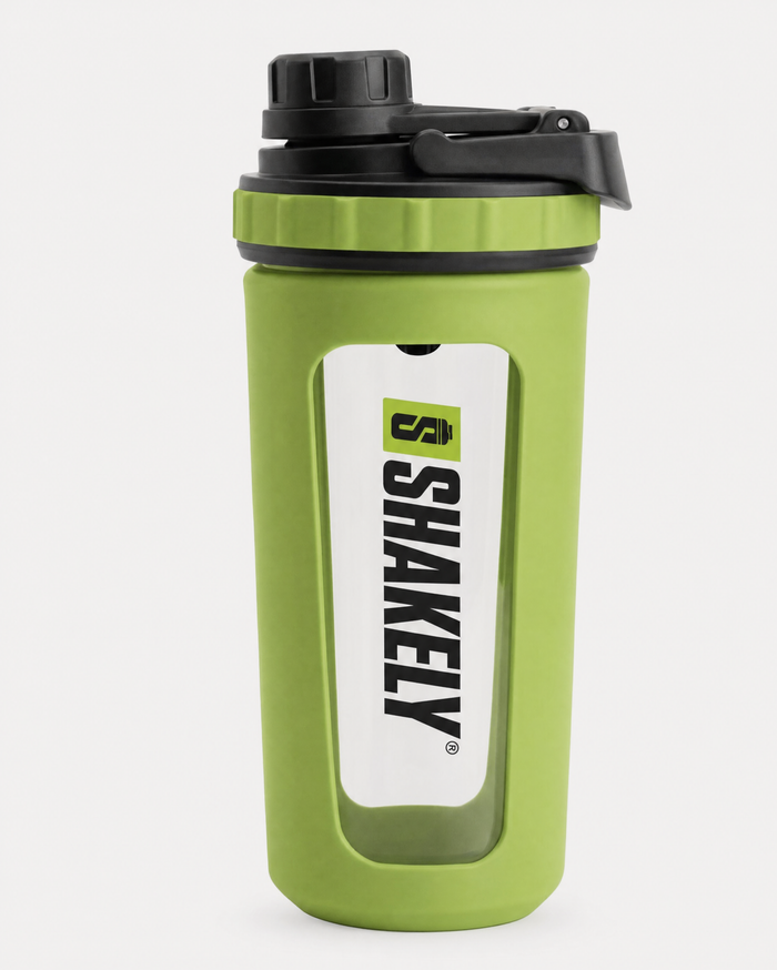 Shakely Premium glazen Shaker - Lime (800ml).