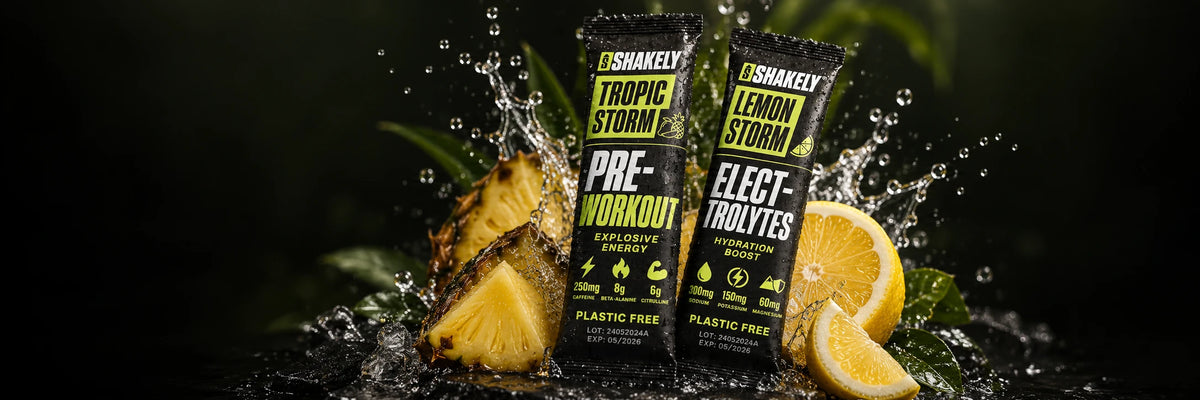 Tropic Storm en Lemon Storm met fruit en water