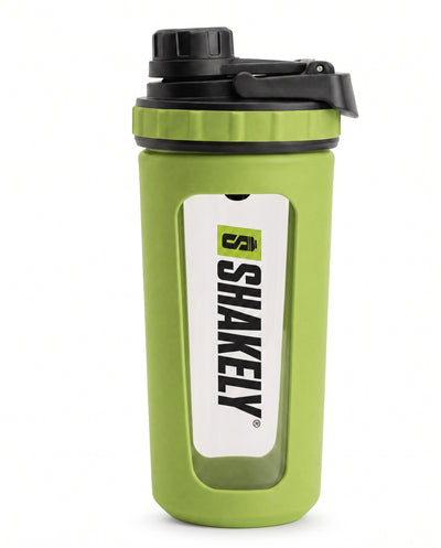 Shakely Premium glazen Shaker - Lime (800ml).