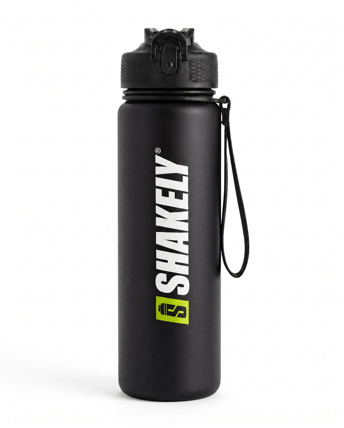 Shakely Premium stalen Sportfles - Mat Zwart