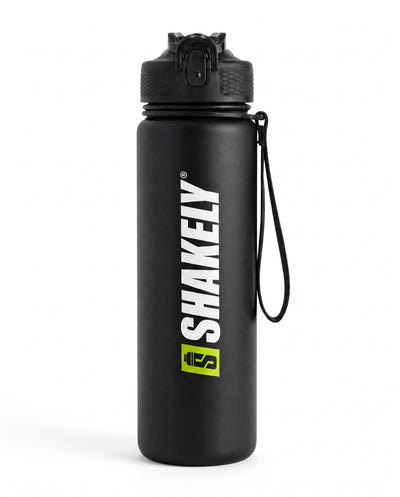 Shakely Premium stalen Sportfles - Mat Zwart