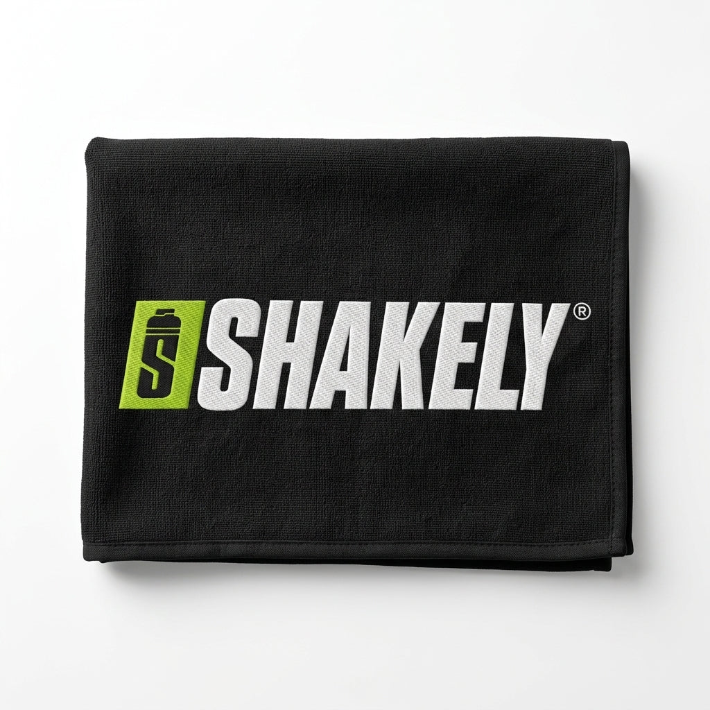 Shakely Sport Handdoek - Zwart