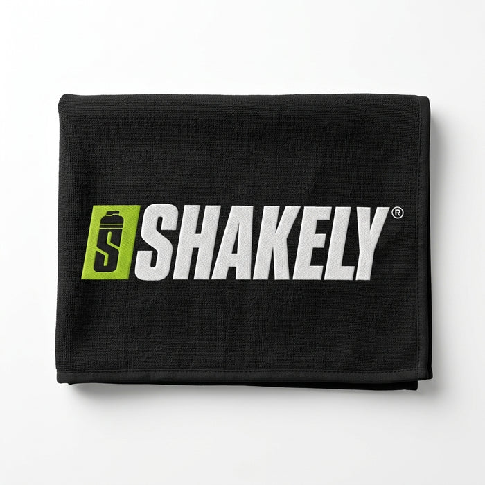 Shakely Sport Handdoek - Zwart