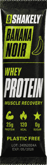 Banana Noir whey protein stickpack