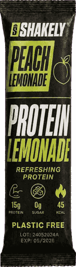 Peach Lemonade Glow protein lemonade stickpack